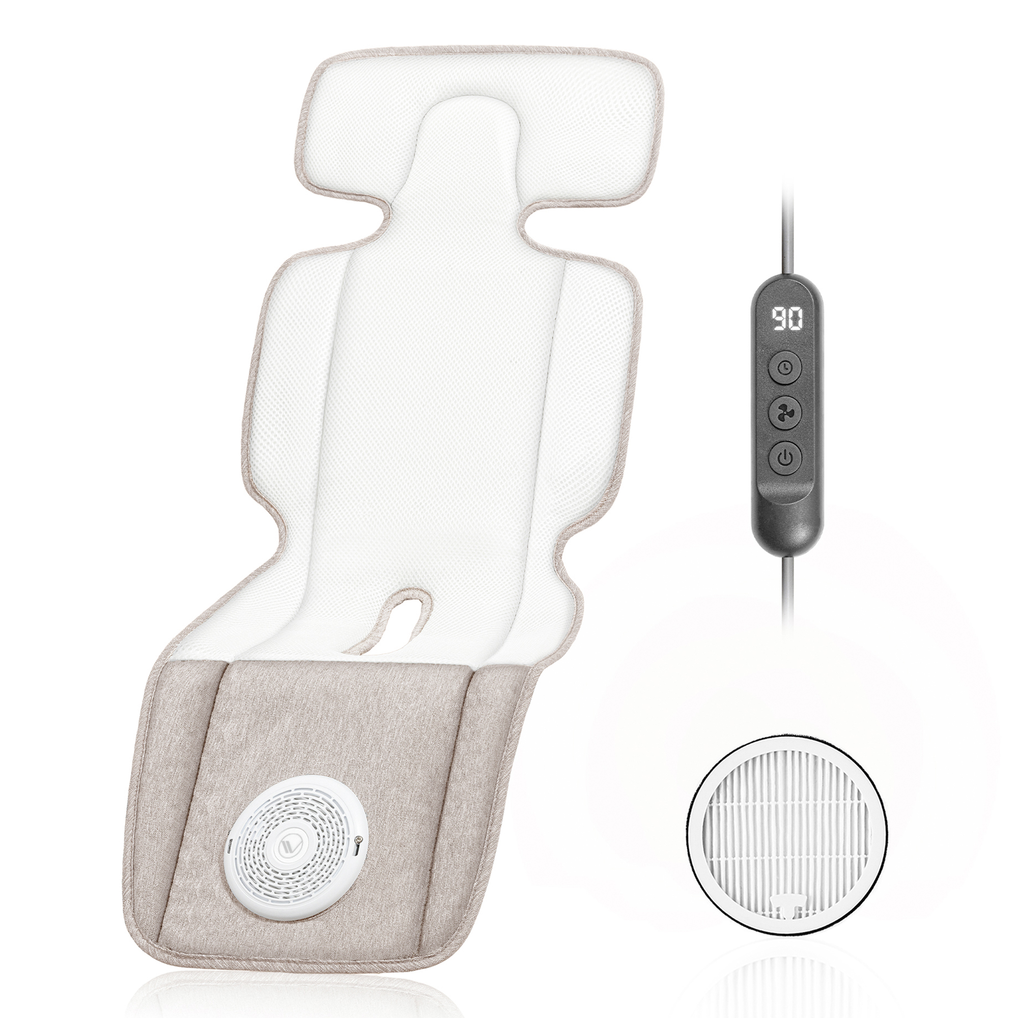 1+1일리안 아이스쿨러 카시트 통풍 쿨시트 유모차 라이너