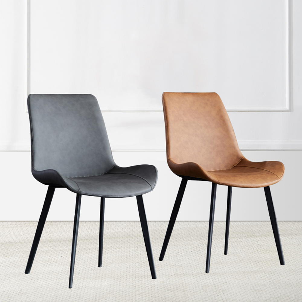 에피하임 북유럽풍 고급 가죽식탁의자 다이닝체어 오염방지