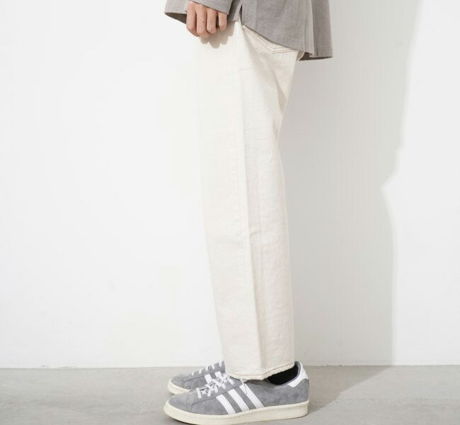 오디너리핏츠 LOOSE ANKLE DENIM ECRU 남성 청바지 OF-P108OW 화이트 - 상세 이미지 2