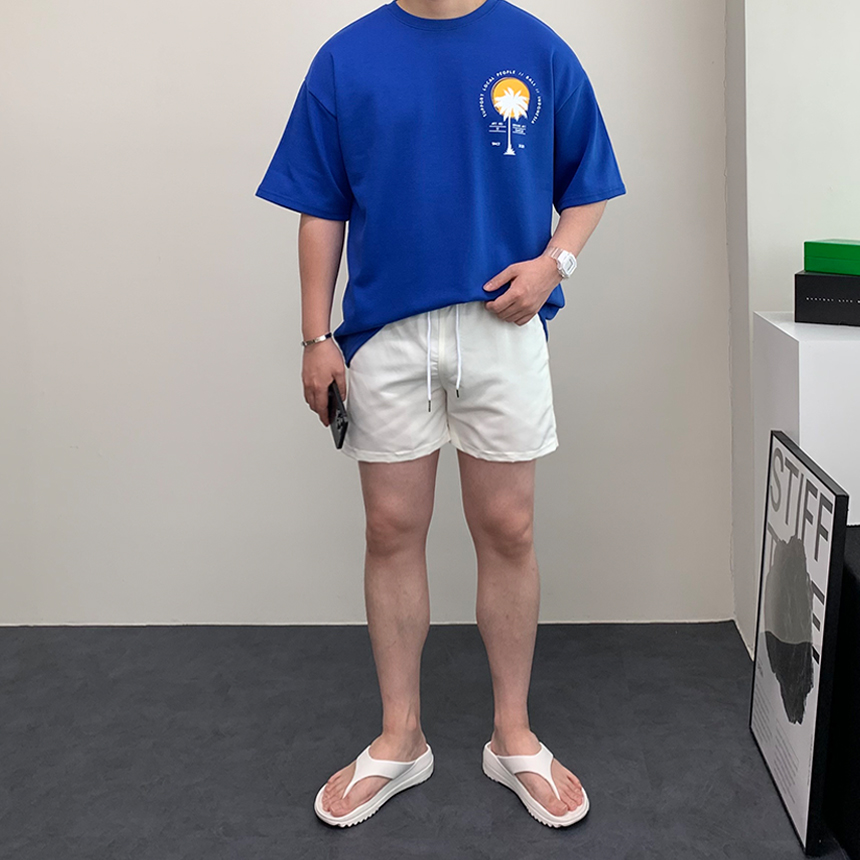 수영복반바지 비치반바지 남자래쉬가드바지 - 상세 이미지 4