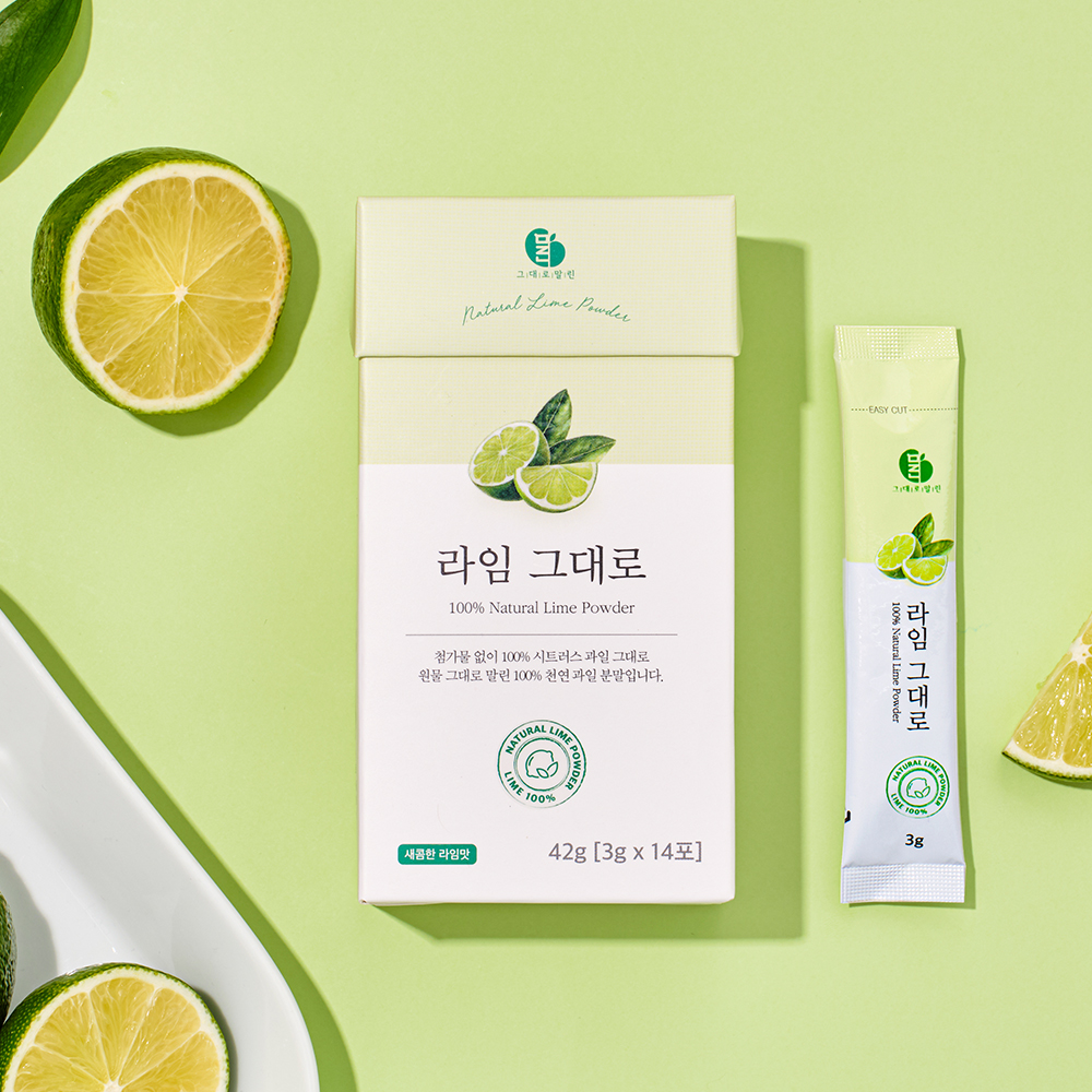 그대로말린 100% 천연 레몬티 2박스+ 자몽티 2박스+ 라임티 2박스(총 84포) - 상세 이미지 4
