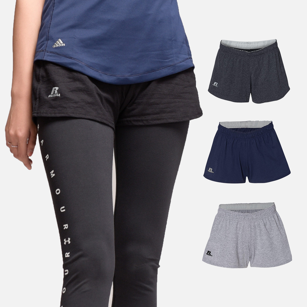 러셀애슬레틱 여성 스판 밴딩 반바지 - 상품 이미지