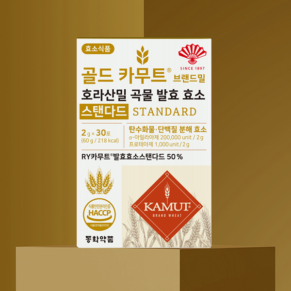 동화약품 골드 카무트 호라산밀 곡물 발효 효소 스탠다드 30포, 4개 - 상세 이미지 2