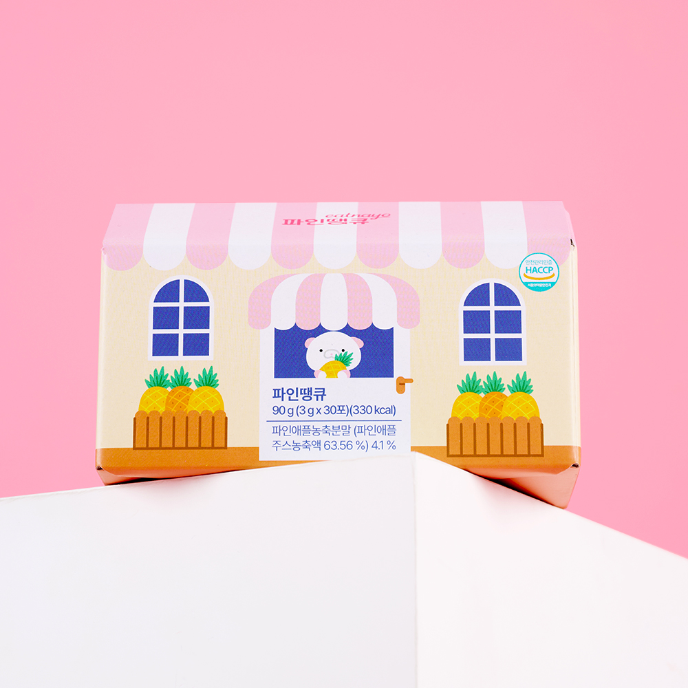 파인땡큐 브로멜라인 파인애플 곡물 발효효소 탄수화물 단백질 지방 3중분해 30포, 1개 - 상세 이미지 4