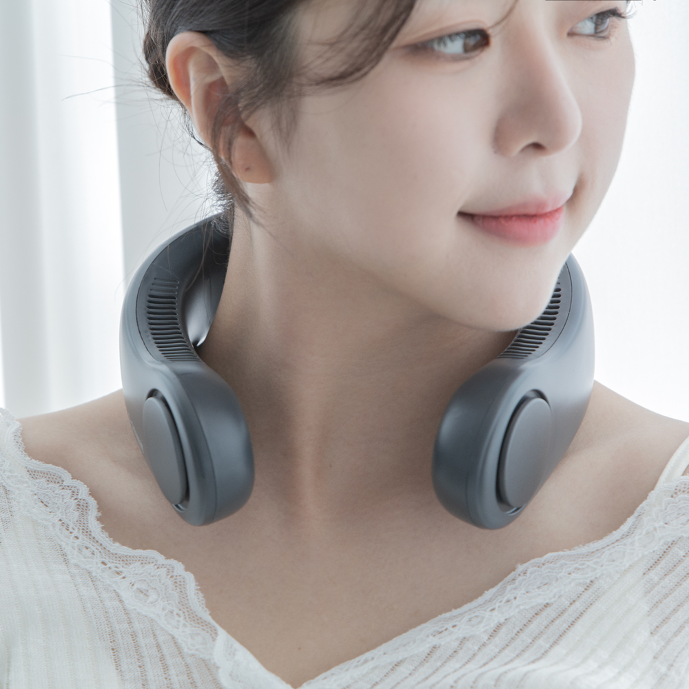디센느 리뉴얼 아이스 급속 냉각 넥밴드 휴대용 미니 쿨링 선풍기 2color - 상세 이미지 4