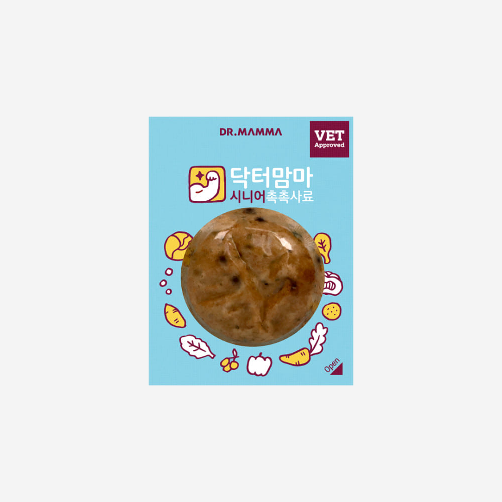 닥터맘마 강아지 화식 노령견 습식 촉촉사료 시니어 700g - 상세 이미지 2