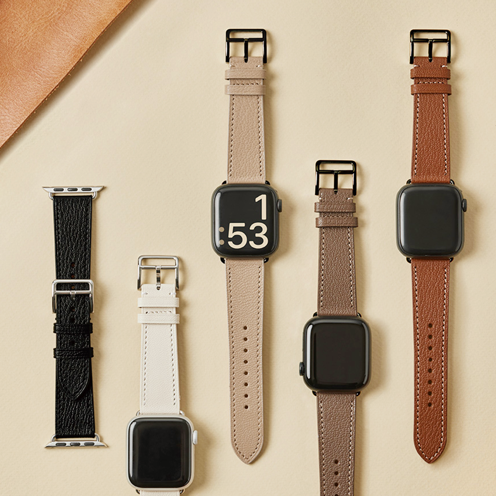 모이브 애플워치 11 10 호환 가죽 스트랩 시계줄 제품 이미지