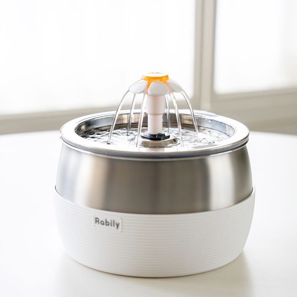 라빌리 강아지 고양이 애견 스테인리스 스마트 자동급수기 정수기 3L