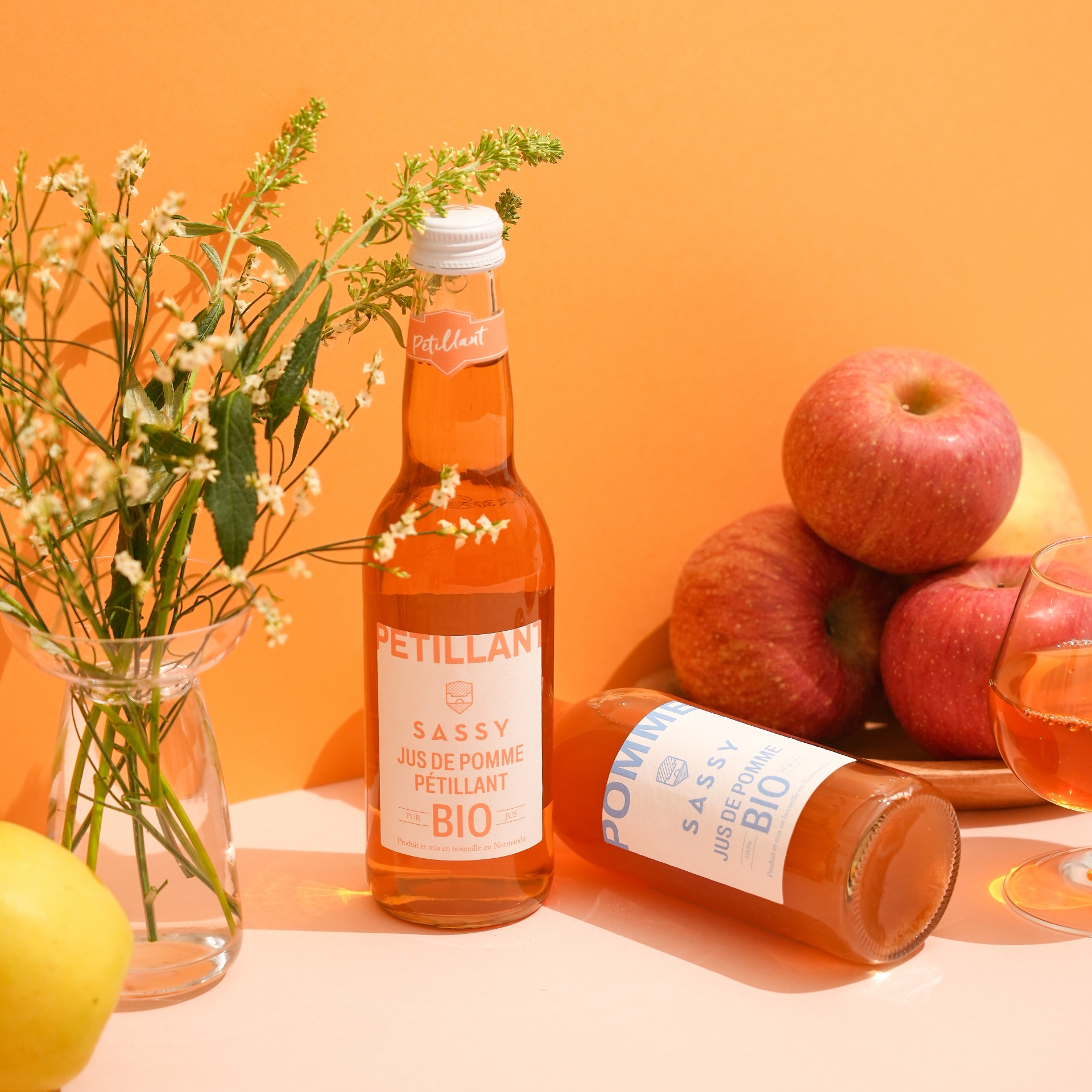 (330ml) 쎄시 유기농 사과주스 프랑스 프리미엄 유기농 100% 애플주스 - 상품 이미지