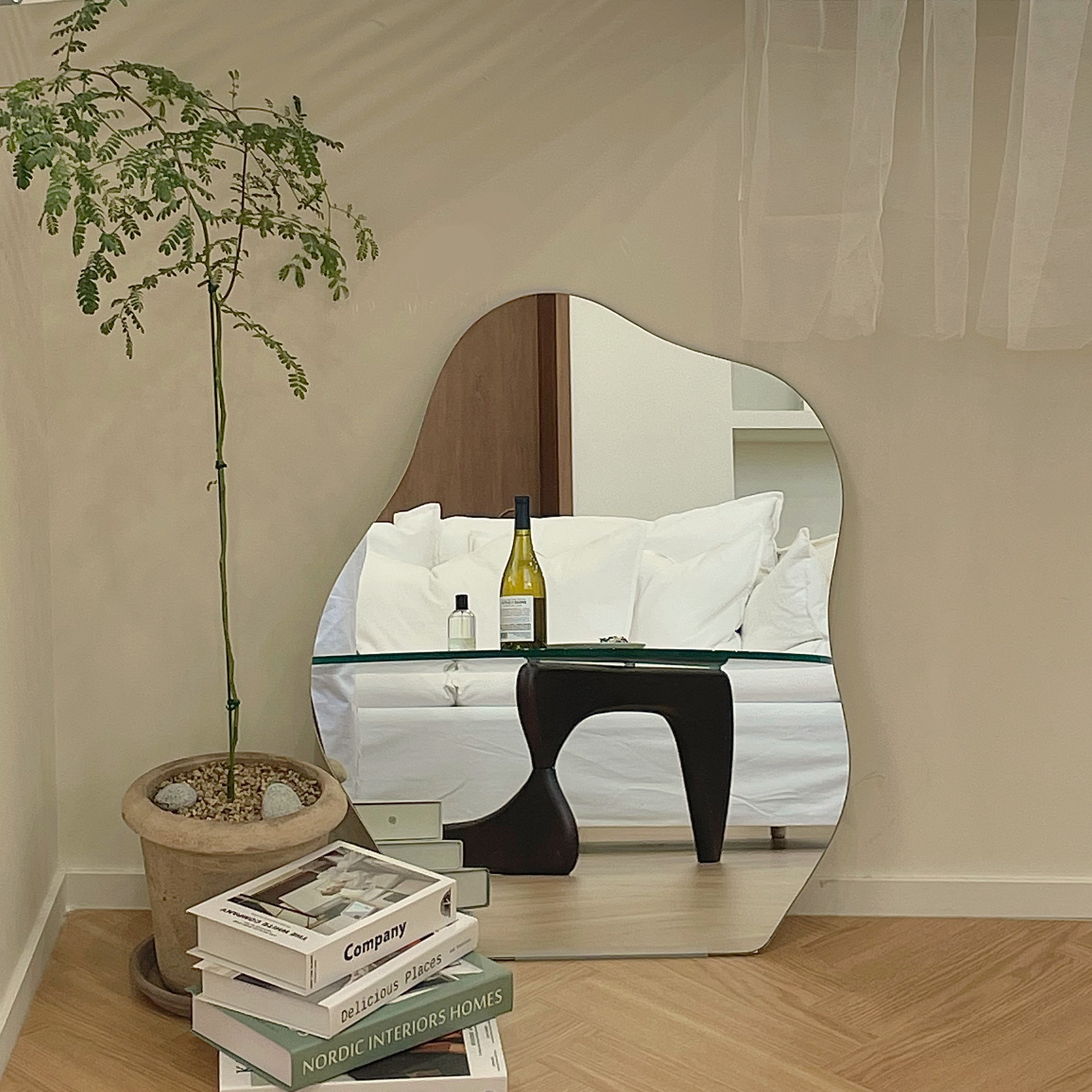 당신의온실 웨이브미러 L 화장대 거울