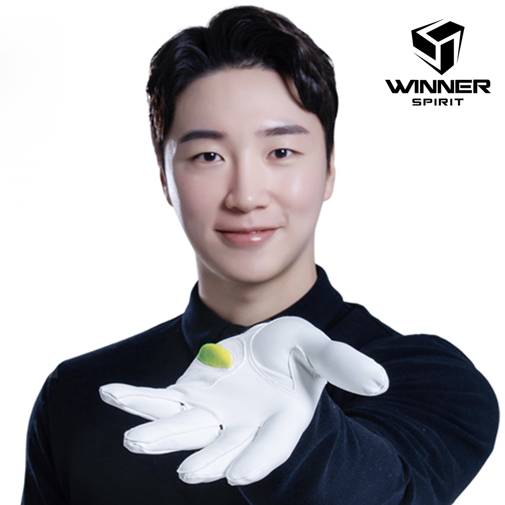 위너스피릿 미라클그립 양피 연습용 골프장갑 소프트형 왼손착용 골프장갑
