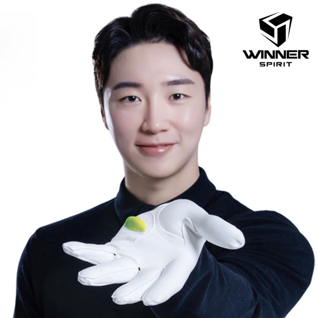 위너스피릿 미라클그립 양피 연습용 골프장갑 소프트형 왼손착용 골프장갑