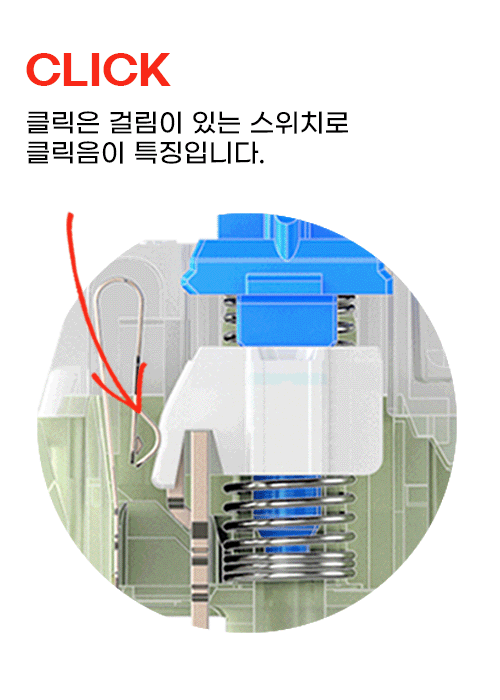 HMX Marine 반저소음 넌클릭 기계식 키보드 스위치 판매처 상세 정보 이미지 4