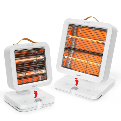 냄새 소음 미니 한경희 발터치 석영관 전기히터 난로 자동 좌우회전 제품 이미지