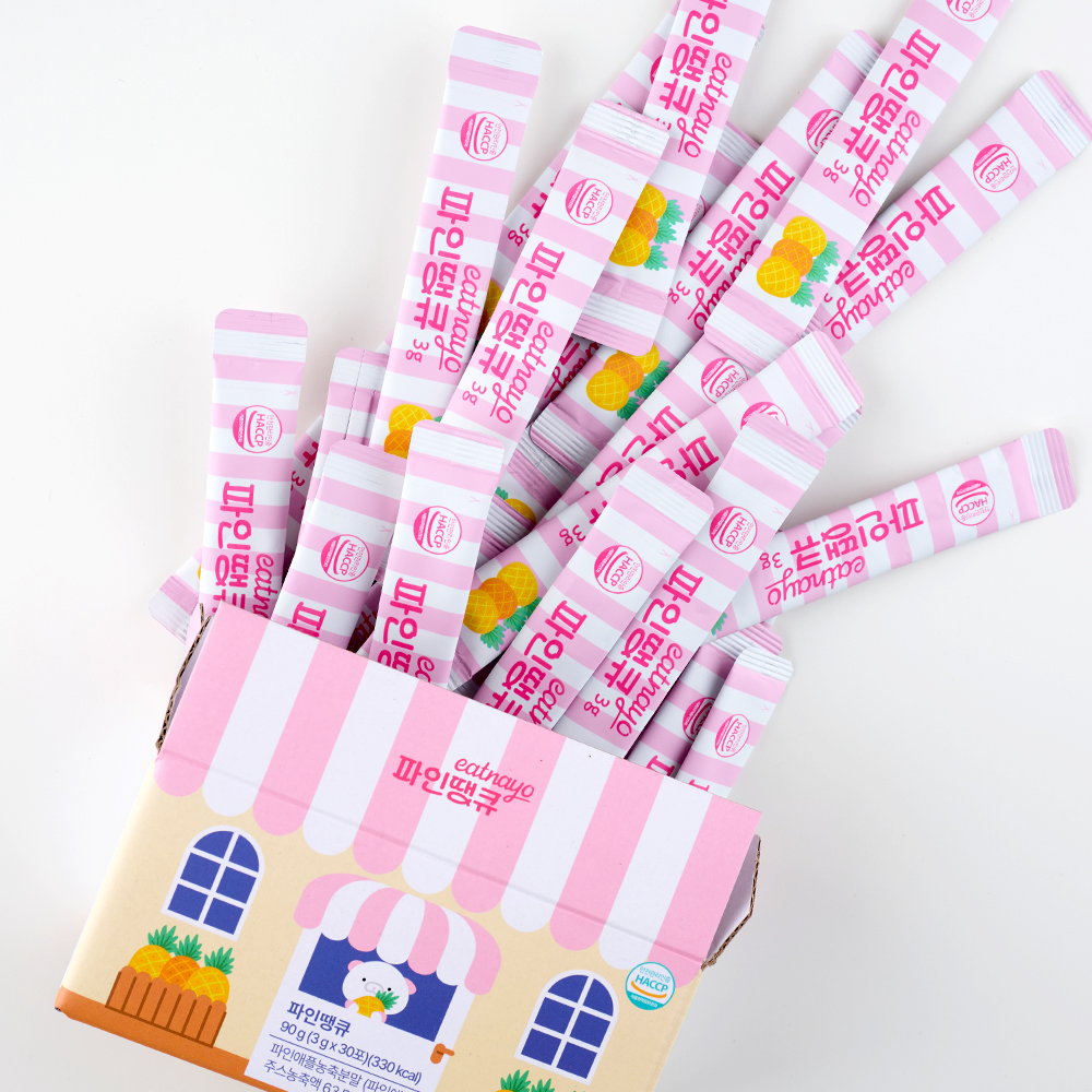 파인땡큐 브로멜라인 파인애플 곡물 발효효소 탄수화물 단백질 지방 3중분해 30포, 1개 - 상세 이미지 3