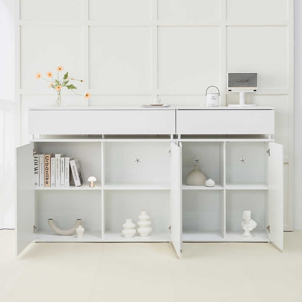 아르멜 공간분리 높은수납장 맘마존 안방 파티션 복도 수납장 800