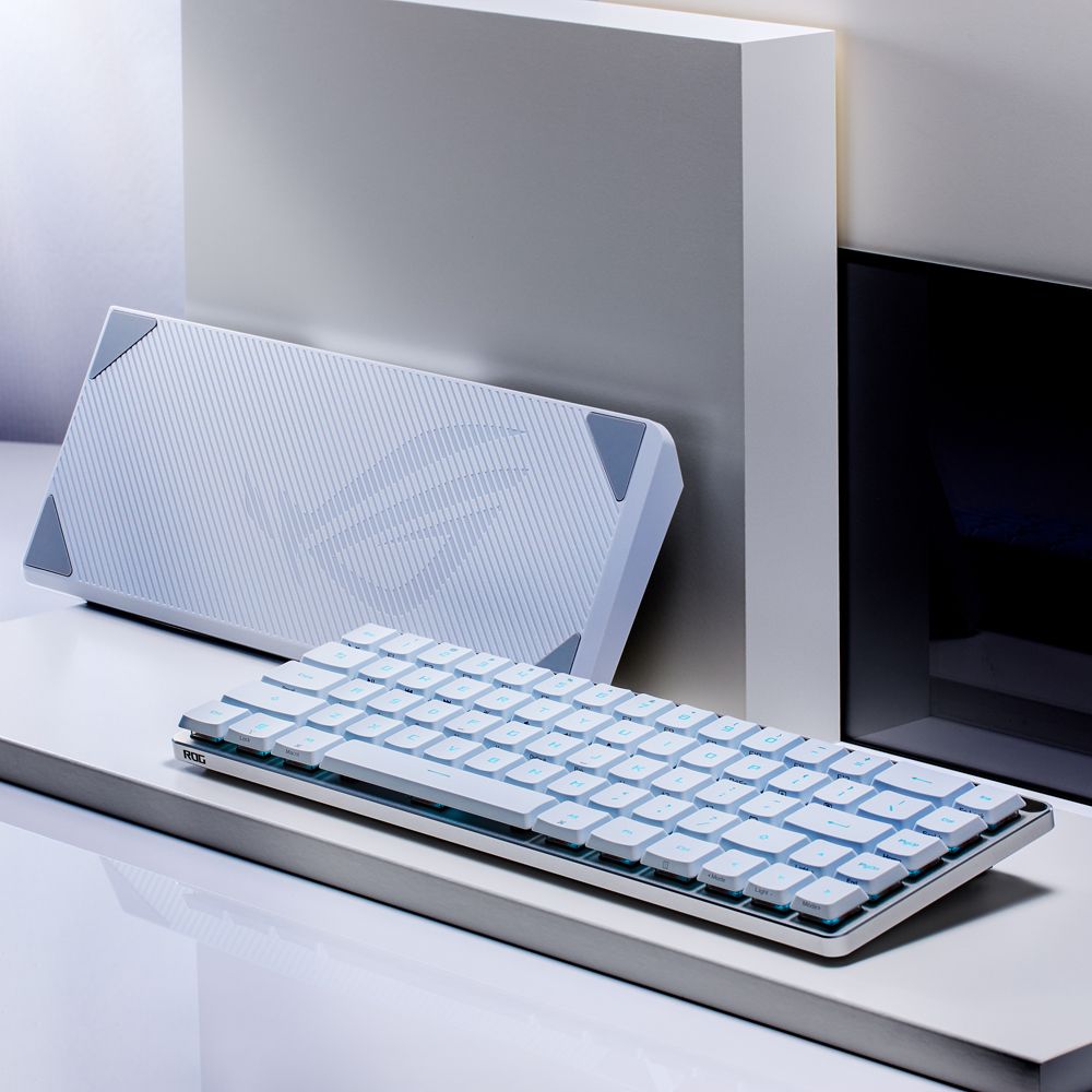 ROG FALCHION RX Low Profile 옵티컬 스위치 화이트, 한글 청축 - 상세 이미지 4