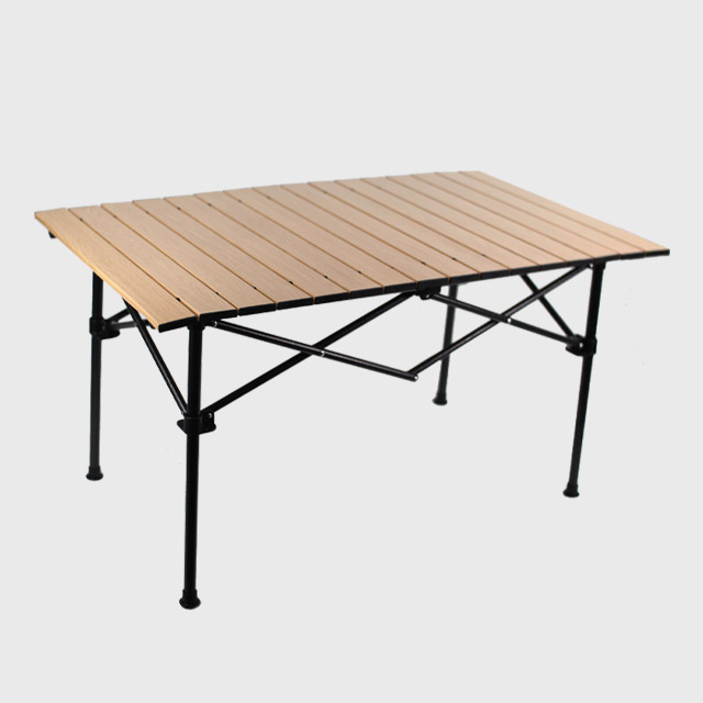 KOOLMAN(쿨맨) 알루미늄 퀵폴딩 캠핑 테이블 대형 95 우드무늬