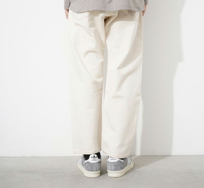 오디너리핏츠 LOOSE ANKLE DENIM ECRU 남성 청바지 OF-P108OW 화이트 - 상세 이미지 3