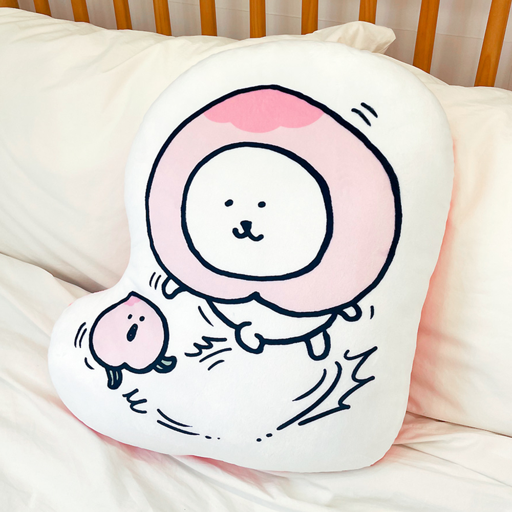 담곰이 라인 낮잠 쿠션 농담곰 프린트 봉제 캐릭터 굿즈 애착 인형 릴렉스 - 상세 이미지 3
