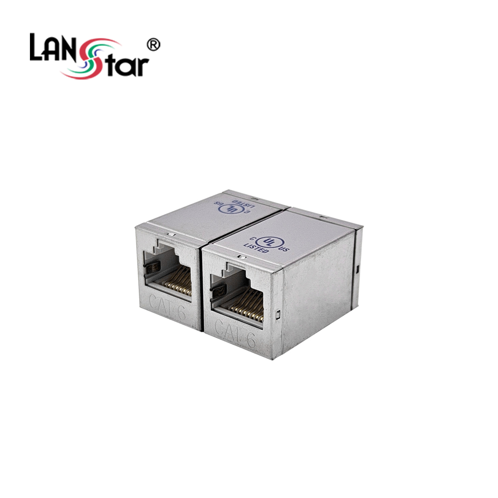 랜스타 고급 메탈커플러 CAT.6 FTP I형 RJ45 LS-6IC-FJM - 상품 이미지