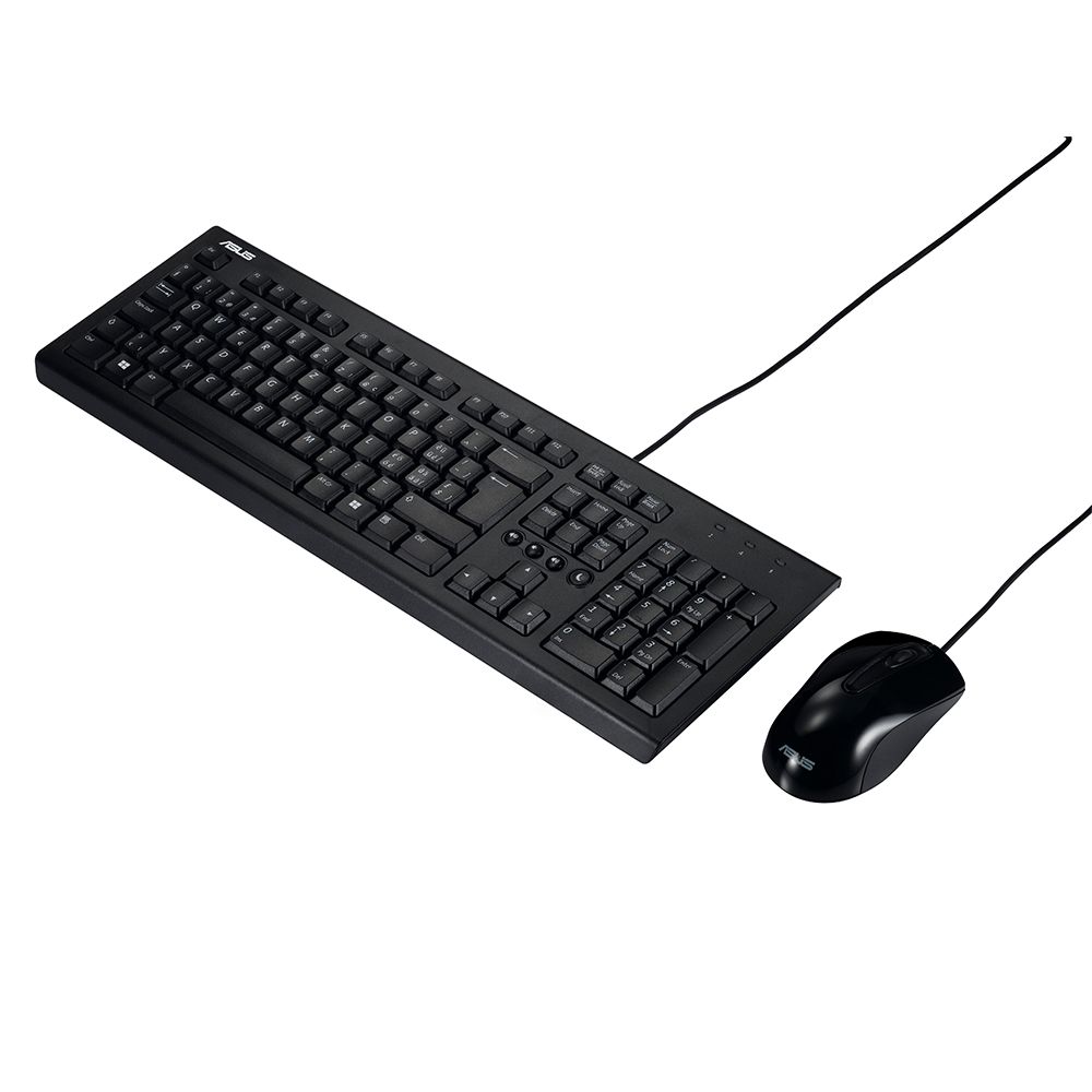 ASUS U2000 키보드 마우스 세트 (블랙) - 상품 이미지