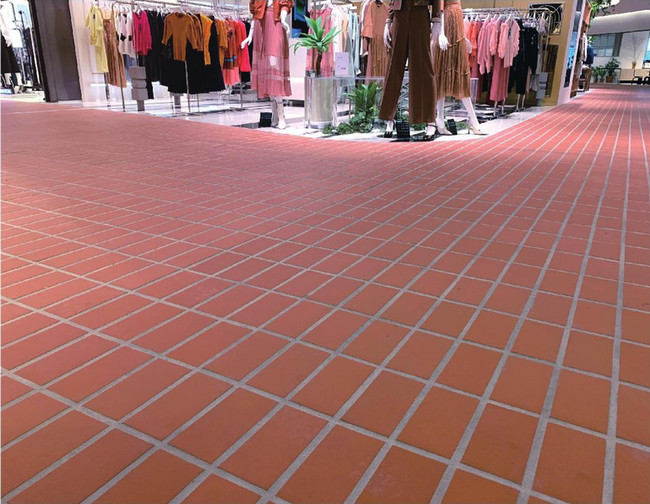 테라코타타일 200x100x12T 레드 외벽 바닥타일 겸용 / 하다건재 점토타일