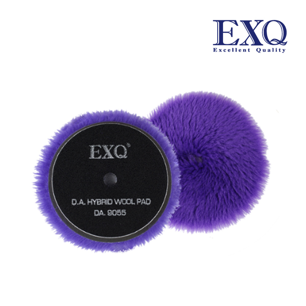EXQ 125mm(5인치) 듀얼 하이브리드 퍼플 울패드 DA9055 - 상품 이미지