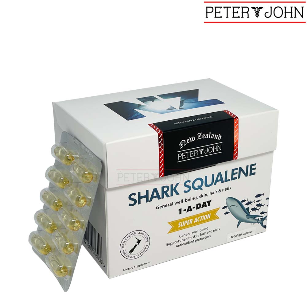 뉴질랜드 피터앤존 샤크 스쿠알렌 슈퍼액션 1000mg 180 소프트젤 캡슐 - 상세 이미지 3