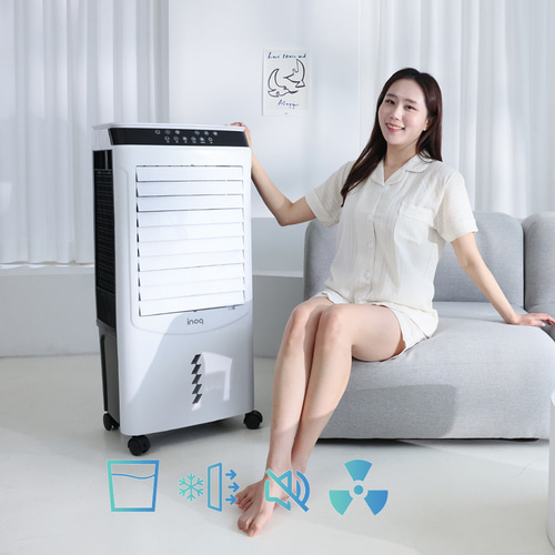 40L 저소음 대용량 이동식 얼음 에어쿨러 저전력 냉풍기 냉방기 업소용 공업용 - 상세 이미지 3