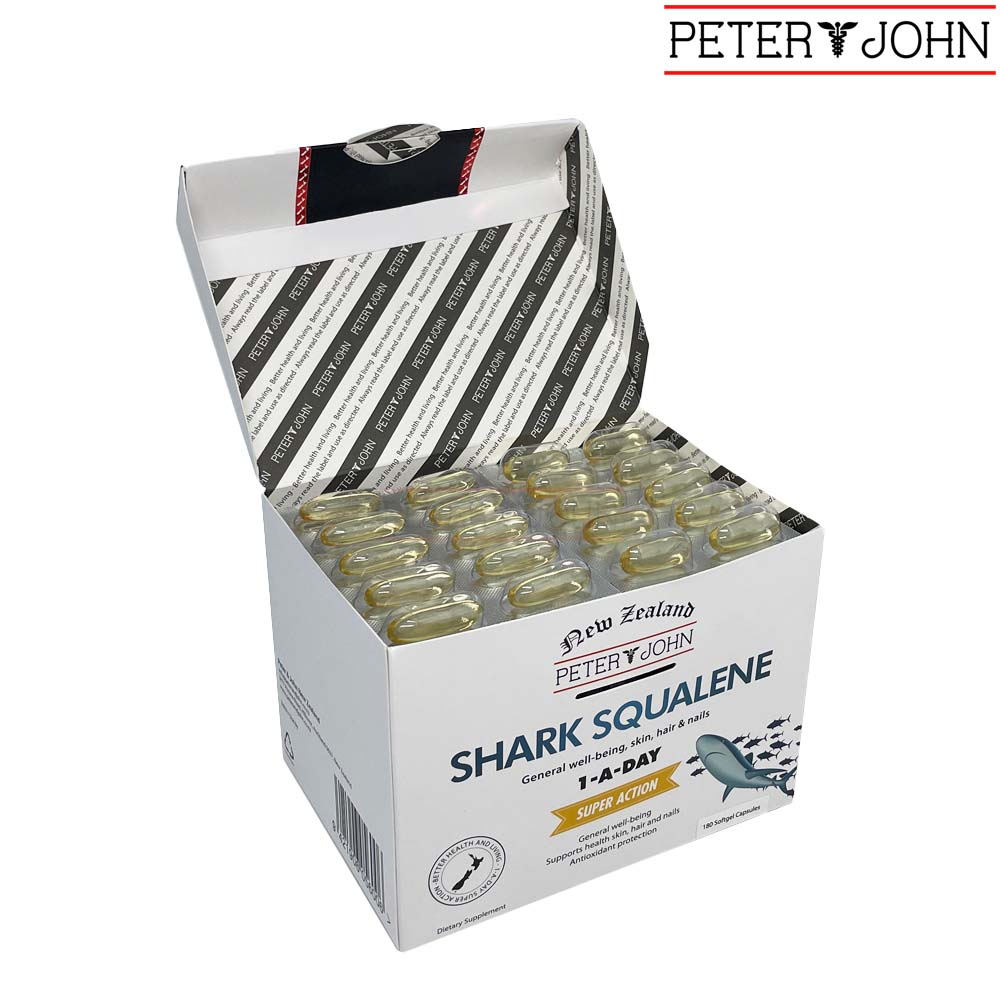 뉴질랜드 피터앤존 샤크 스쿠알렌 슈퍼액션 1000mg 180 소프트젤 캡슐 - 상세 이미지 4
