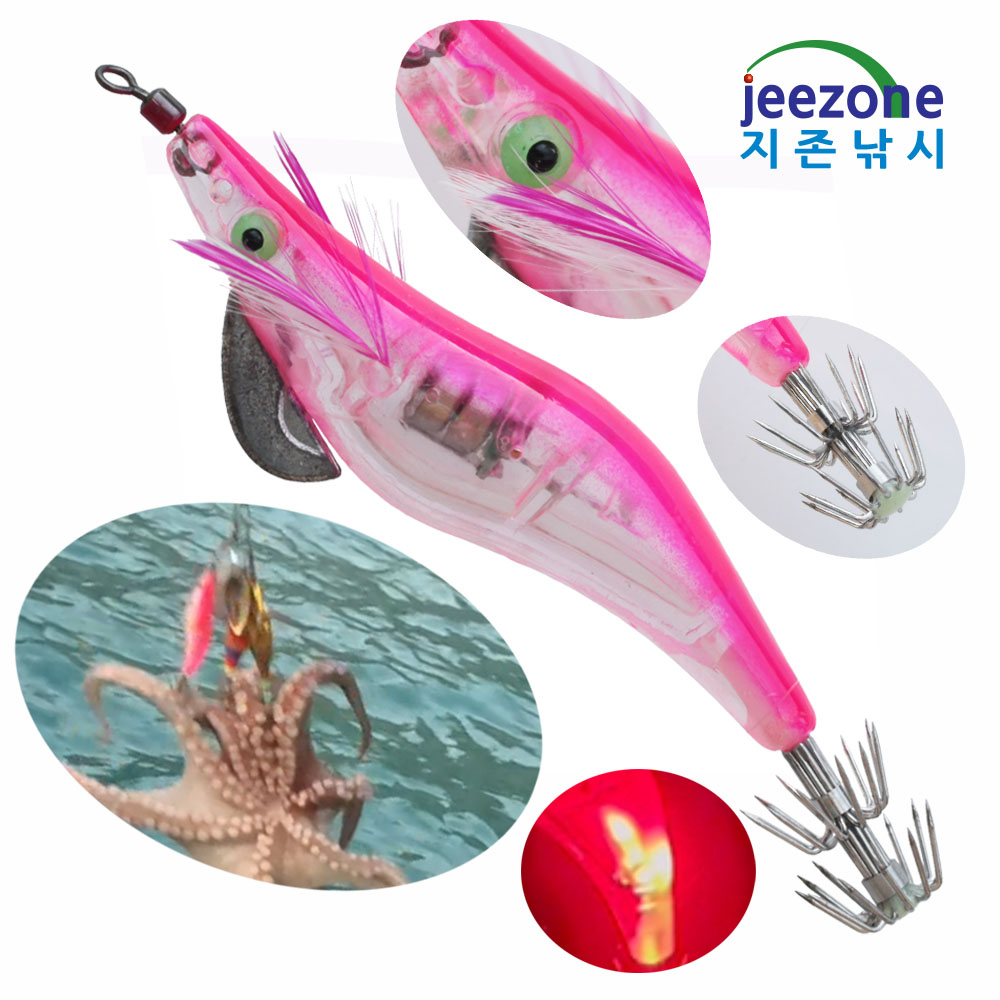 전용 문어애기 전자에기 LED에기 문어채비 돌문어 발광