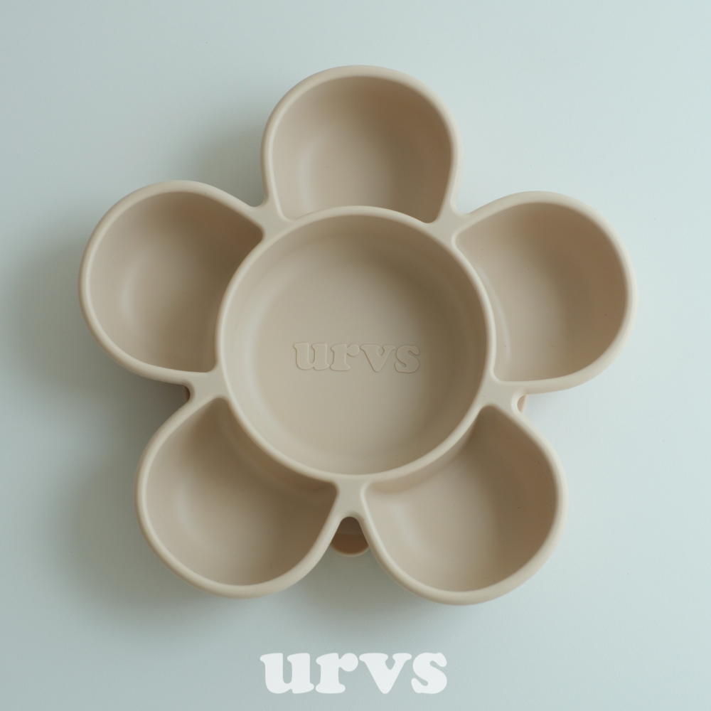 urvs 꽃흡착식판 실리콘 플로럴트레이 뚜껑세트