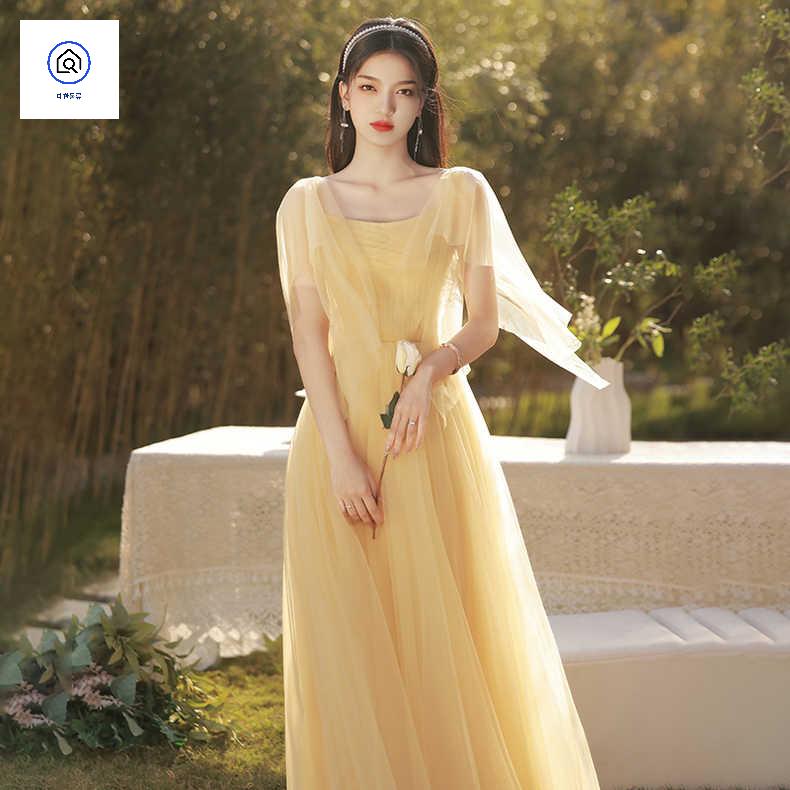 스냅 웨딩촬영 유색드레스 피로연 셀프웨딩드레스 - 상품 이미지