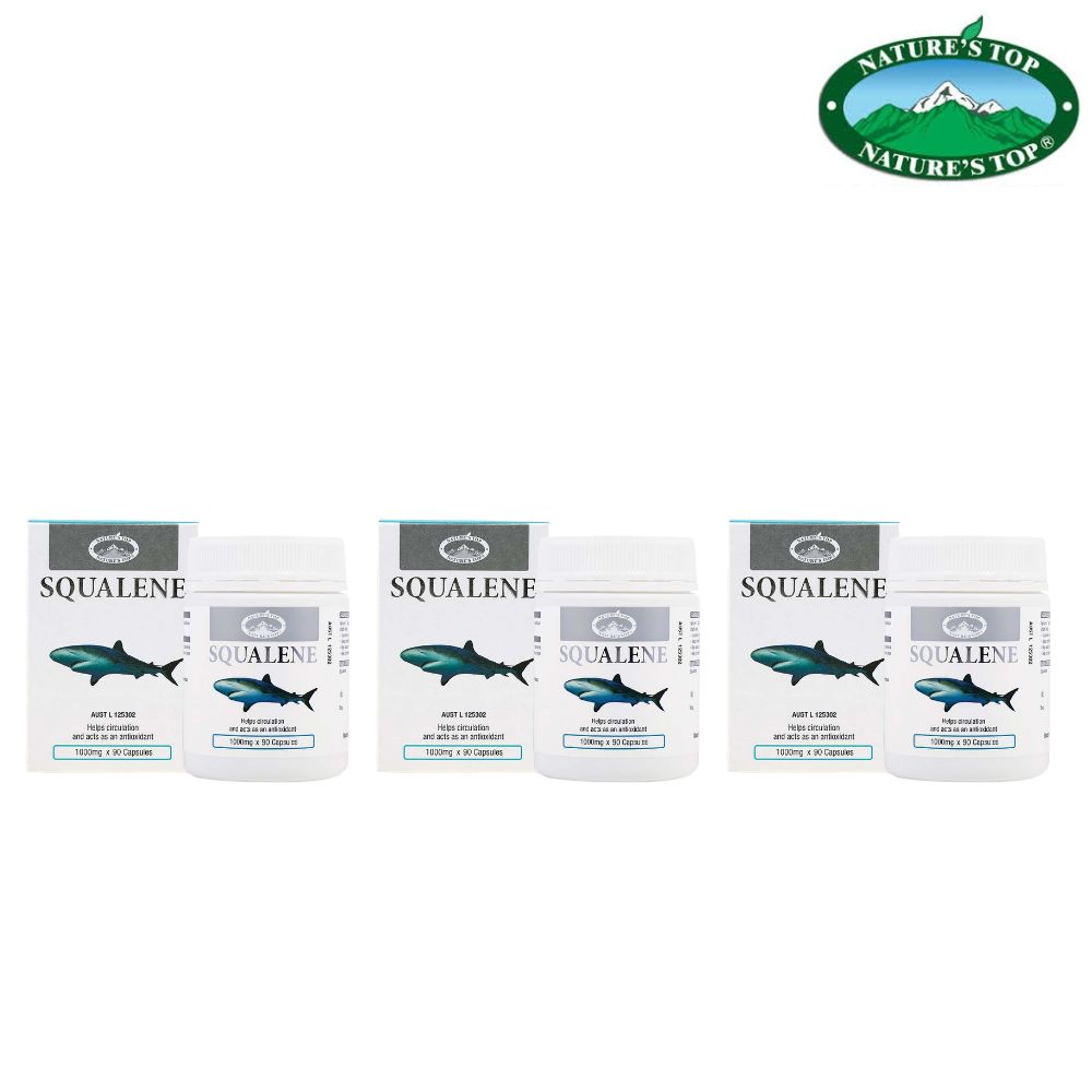호주 네이쳐스탑 스쿠알렌 1000mg 90 캡슐 안티옥시던트 - 상세 이미지 5