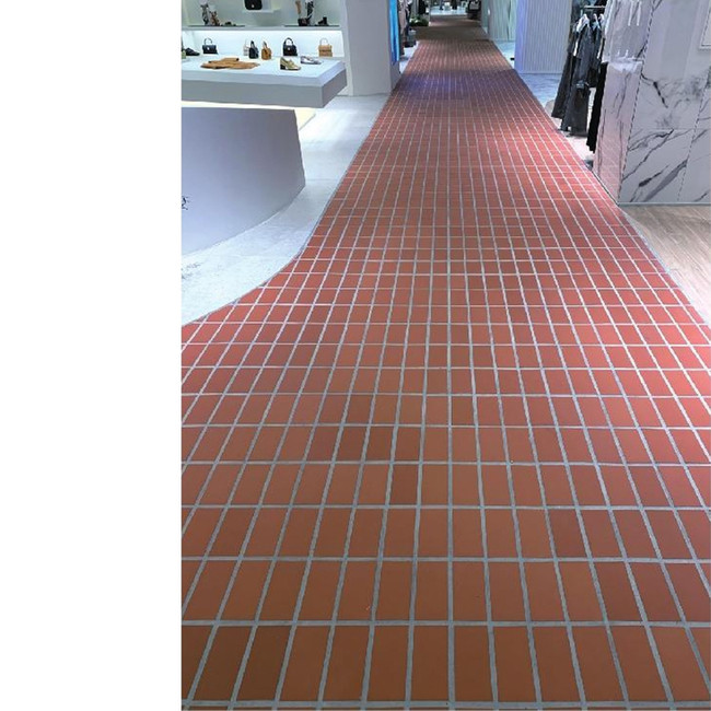 테라코타타일 200x100x12T 레드 외벽 바닥타일 겸용 / 하다건재 점토타일