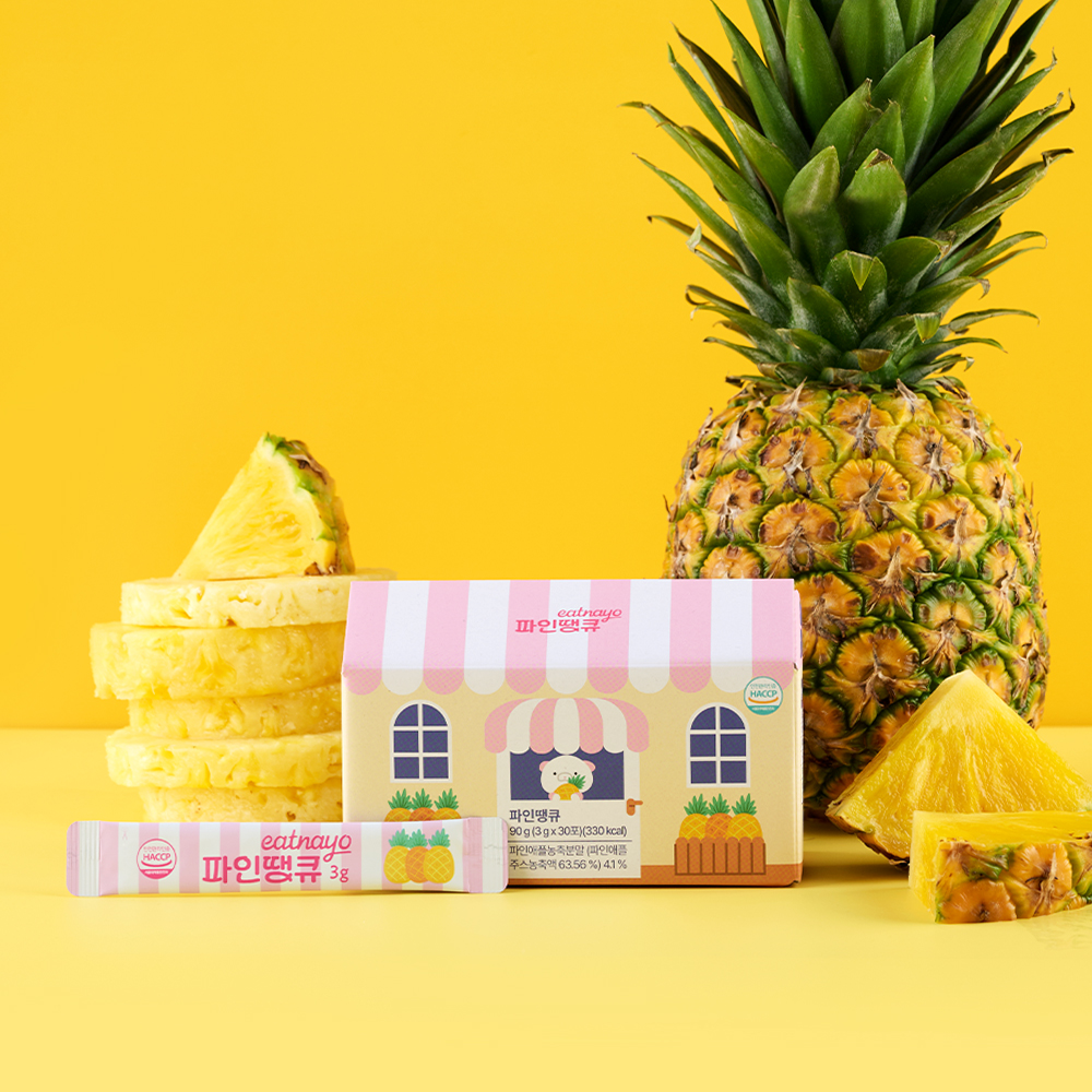 파인땡큐 브로멜라인 파인애플 곡물 발효효소 탄수화물 단백질 지방 3중분해 30포, 1개 - 상세 이미지 2