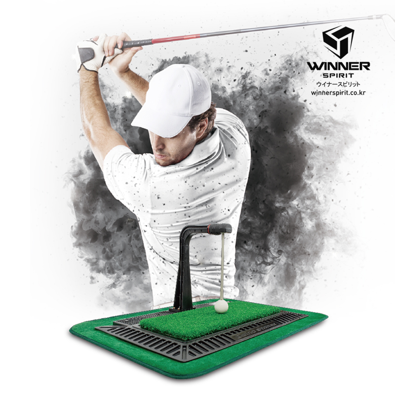 위너스피릿 리얼스윙300 골프 스윙연습기 실내 WSI-300