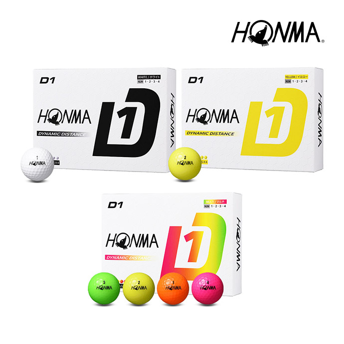 혼마 D1 골프볼 2피스 12알