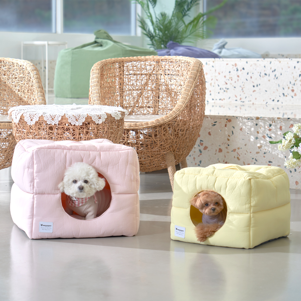 개과천선 워티 강아지 하우스 집 생활방수 동굴 텐트 애견 침대 고양이 숨숨집