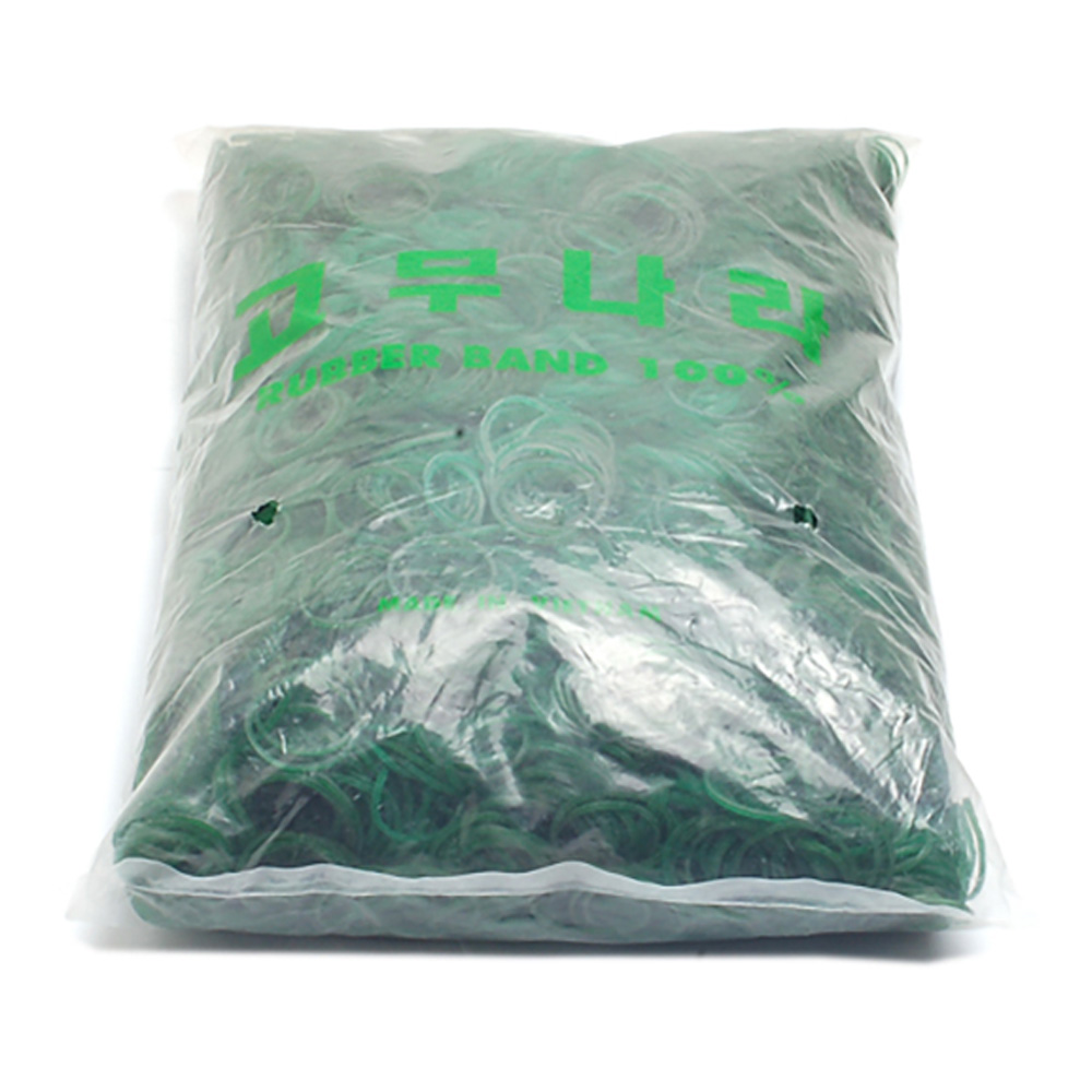 고무나라 다용도 원밴드 파마용 고무줄 초로색 1kg : 새론장터