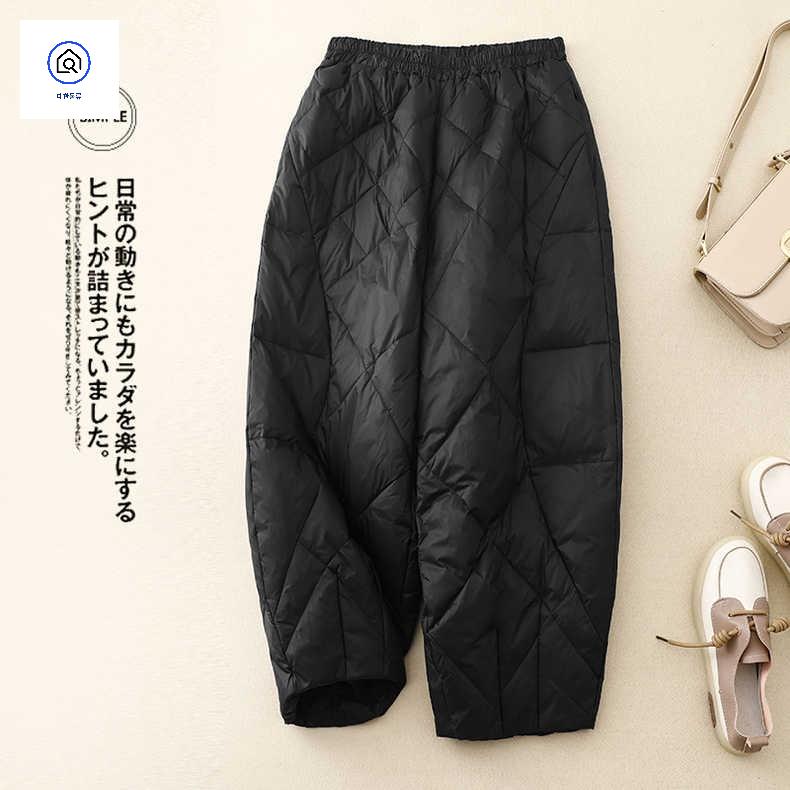 퀄팅 슬랙스 항아리 여성솜바지 기모몸빼바지 여성항아리바지 - 상세 이미지 2