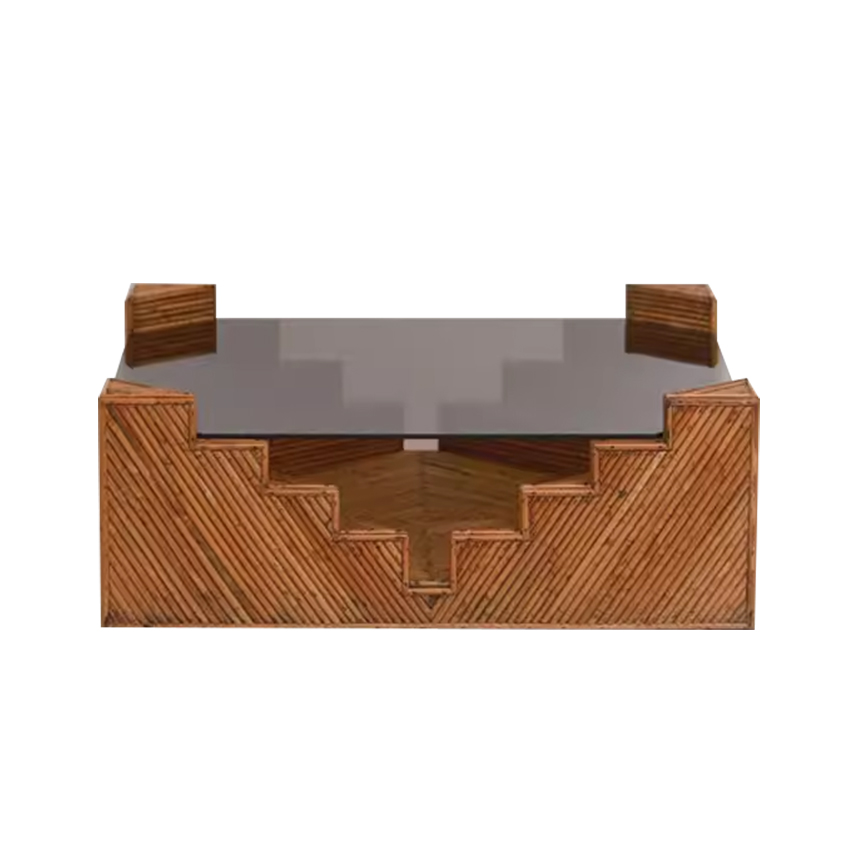 포트리스 원목 우드 커피 티테이블