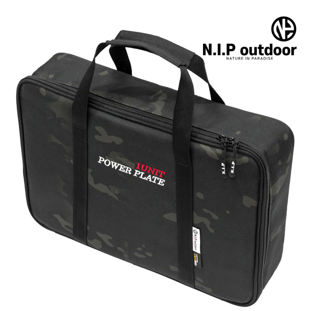 [호환] N.I.P 원버너 파워플레이트 플랫 가방 블랙카모