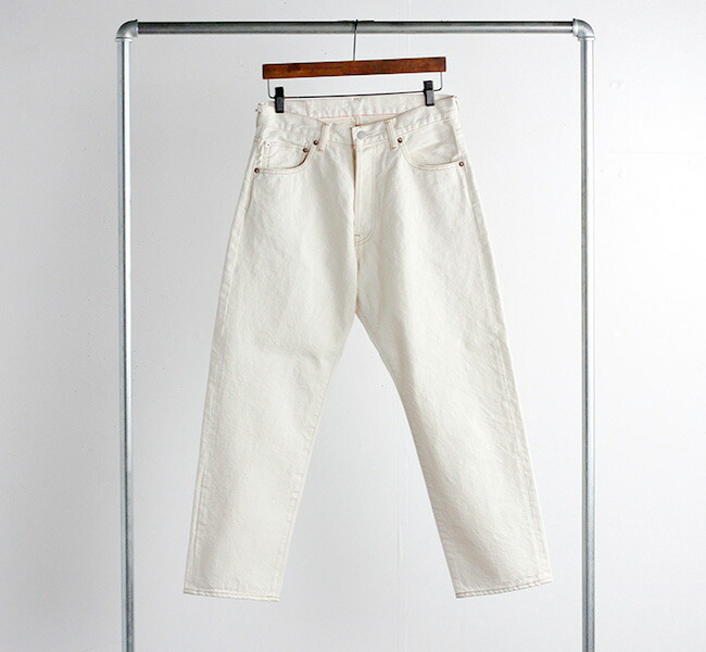 오디너리핏츠 LOOSE ANKLE DENIM ECRU 남성 청바지 OF-P108OW 화이트 - 상세 이미지 4