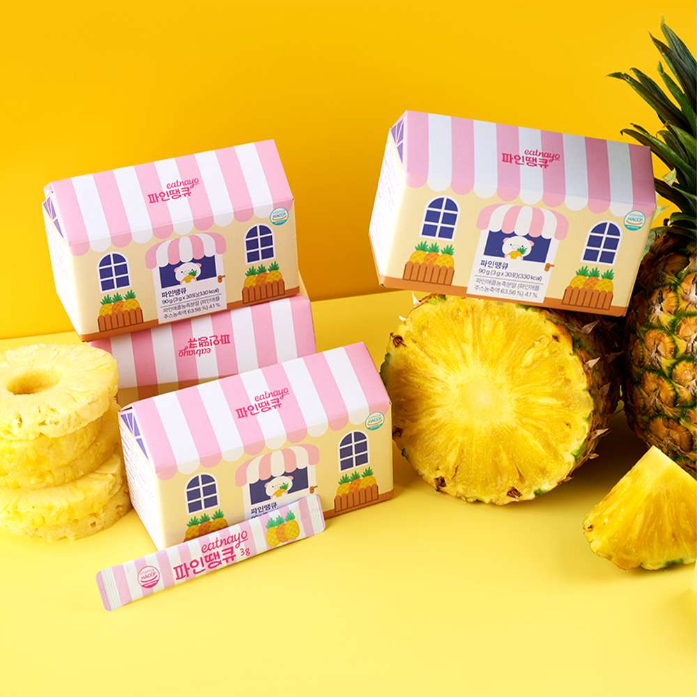 파인땡큐 브로멜라인 파인애플 곡물 발효효소 탄수화물 단백질 지방 3중분해 30포, 5개 - 상세 이미지 3