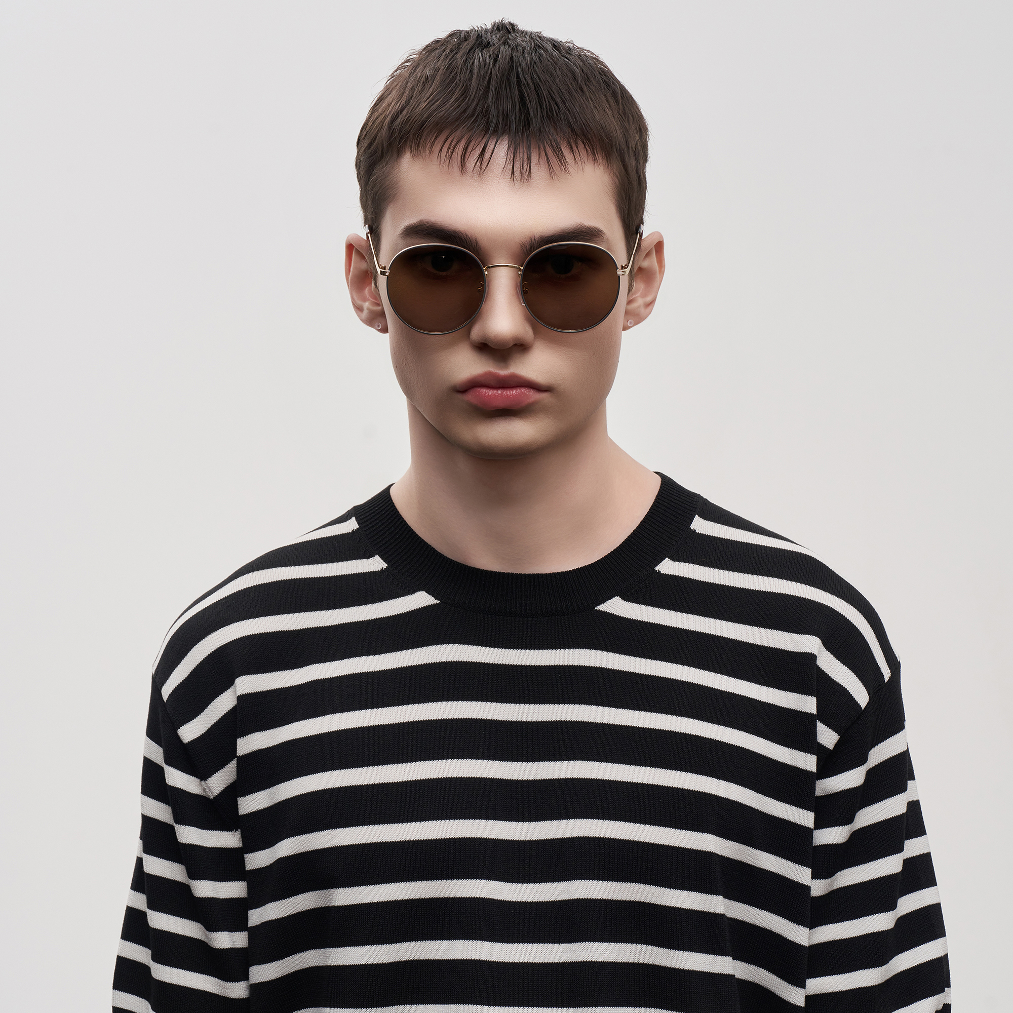 가벼운 초경량 동글이 UV 시력보호 자외선차단 편광렌즈 선글라스 - 상세 이미지 4