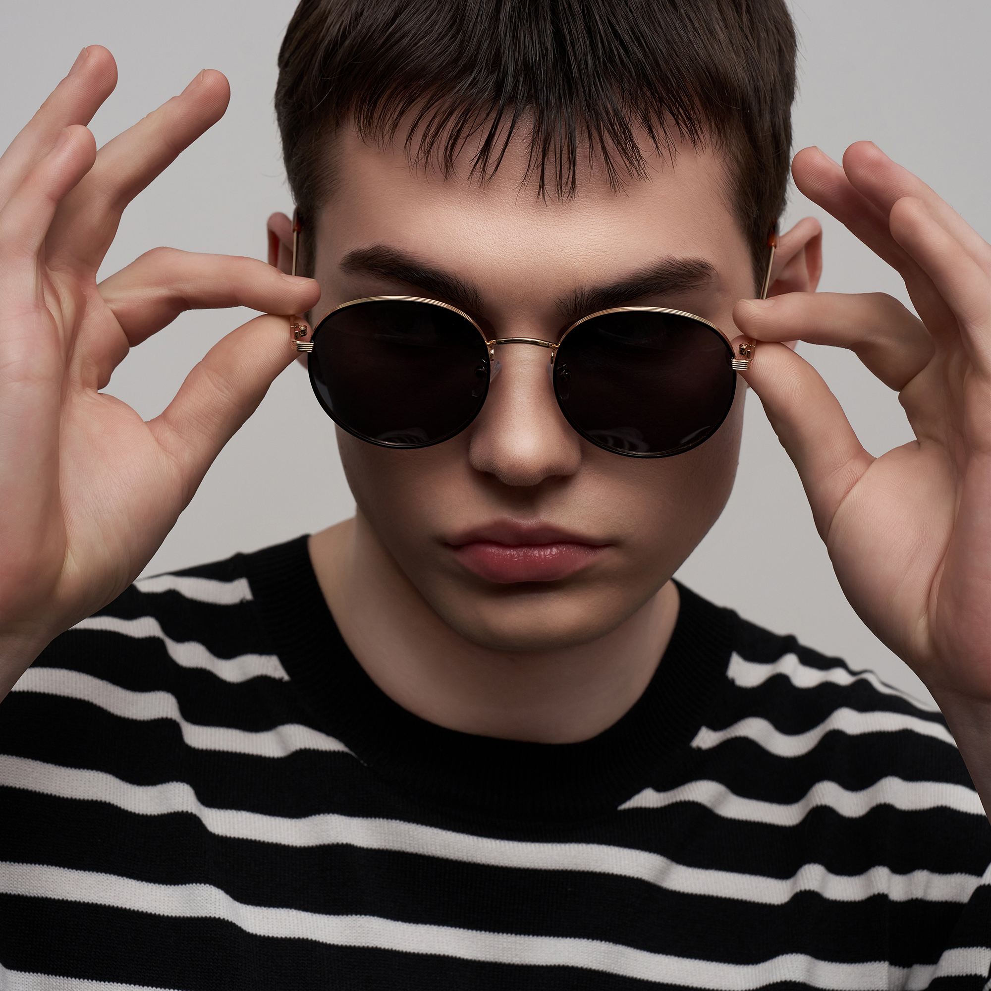 가벼운 초경량 동글이 UV 시력보호 자외선차단 편광렌즈 선글라스 - 상세 이미지 3