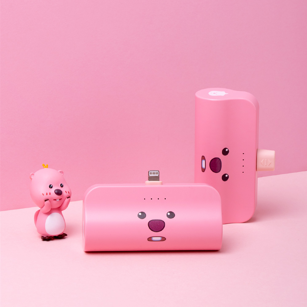 잔망루피 귀여운 피규어 휴대용 도킹형 보조배터리 5000mAh 이미지 8