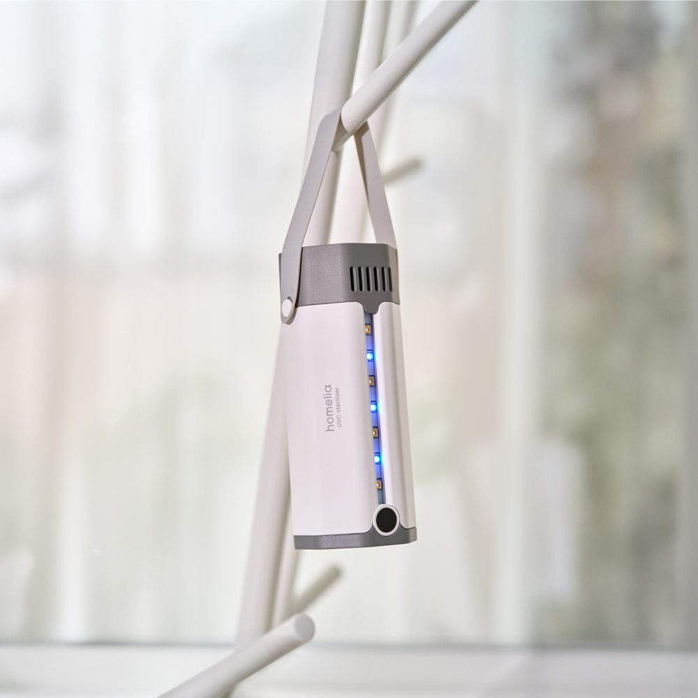 홈리아 UV-C 헬멧 살균기 휴대용 LED 자외선 소독기 미니 모자 HS-200C - 상세 이미지 4